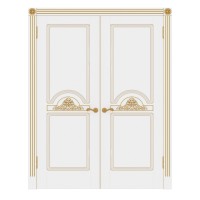 Casa Verdi Barocco 1 interior doors made of solid alder. Photo 1